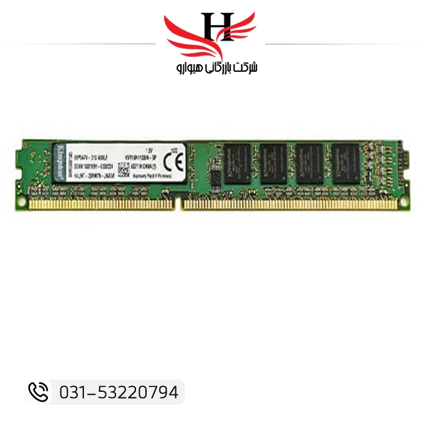 رم کامپیوتر استوک GOLD هیتسینکدار PC10666 ظرفیت 1 گیگابایت DDR3 مناسب سیستمهای دسکتاپ